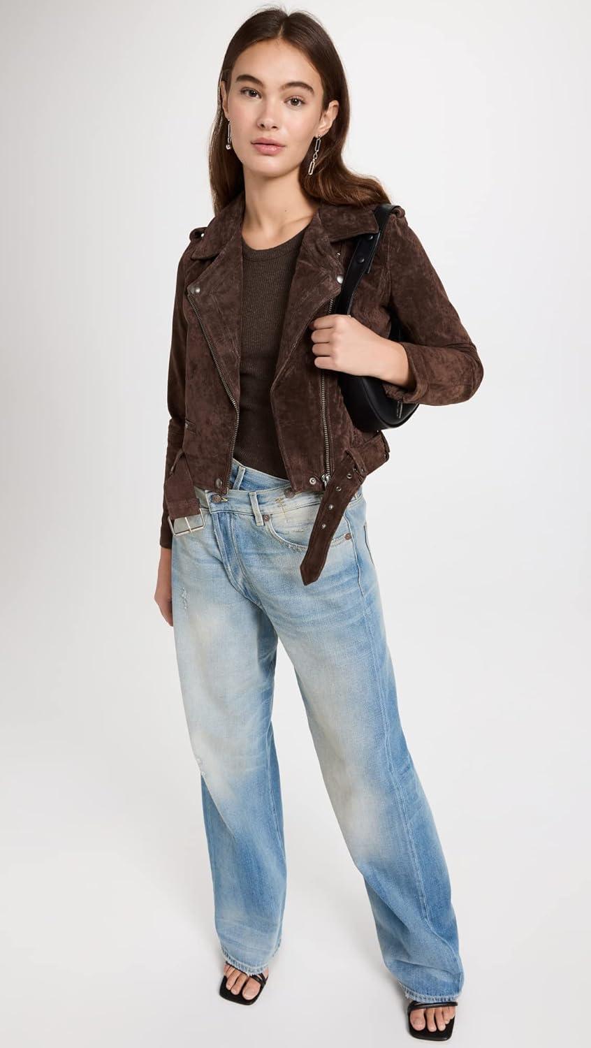 image:imageBLANKNYC Womens Suede JacketChocolate Souffle