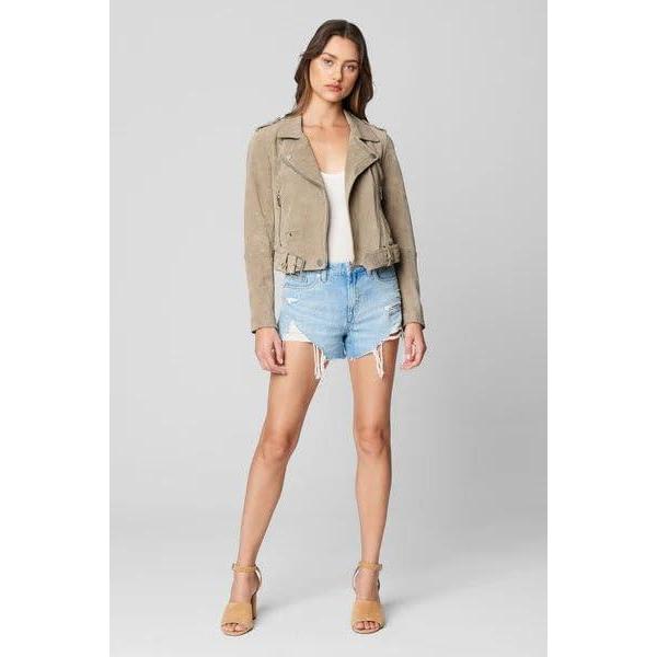 image:imageBLANKNYC Womens Suede JacketBeige