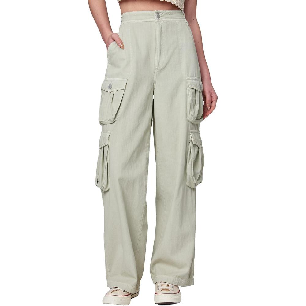 image:imageBLANKNYC Womens Franklin Cargo PantPowder Puff