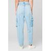 [BLANKNYC] Women’s Luxury Clothing Self Belted Cargo Denim Jeans, Comfortable & Stylish Pants(Steal the Show)