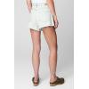[BLANKNYC] Women’s Luxury Clothing Light Wash Denim Crochet Detail Cut Off Short, Comfortable & Stylish(Miles Away)