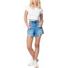 [BLANKNYC] Women’s Luxury Clothing High Rise Sustainable Denim Cut Off Short, Comfortable & Stylish(Say Something)