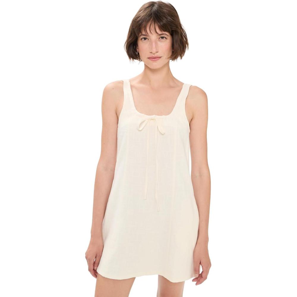image:imageBLANKNYC Womens Shift Mini DressChalk Mark Cream