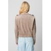 [BLANKNYC] Womens Luxury Clothing Suede Moto Jacket, Comfortable & Stylish Coat(Chance of Rain)