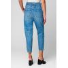 [BLANKNYC] Womens Paperbag Denim Elastic Waistband Jean, Comfortable & Stylish Pants(Don’t Cross Me)