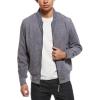 Blank Nyc Mens Back In The Saddle Again Suede Jacket, S, Grey