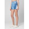 [BLANKNYC] Women’s High Rise Denim Side Patchwork Cut Off Shorts, Stylish Clothing(Juicy Details)