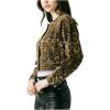 [BLANKNYC] Women’s Hear Me Roar Cropped Leopard Jacket(Leopard)