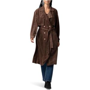 [BLANKNYC] Women’s Down to Earth Faux Suede Trench Coat(Down to Earth)