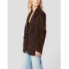 [BLANKNYC] Women’s Luxury Clothing Oversized Blazzer with Pockets, Comfortable & Stylish Coat(Chocolate Souffle)