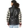 [BLANKNYC] Women’s Vegan Leather Quilted Vest With Self Belt(Night Fever)