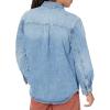[BLANKNYC] mens Denim Long Shacket(Hours Later)