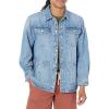 [BLANKNYC] mens Denim Long Shacket(Hours Later)