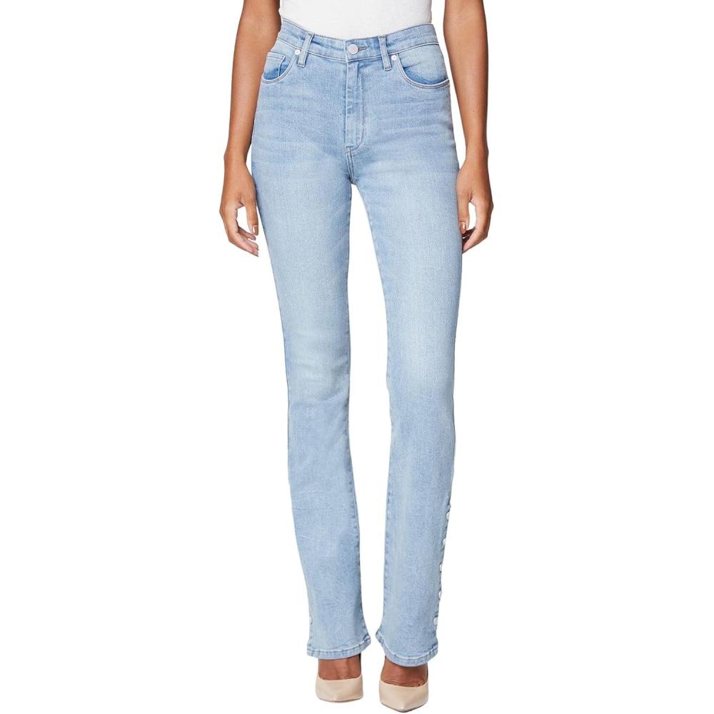 image:imageBLANKNYC Womens Luxury Clothing High Rise Mini Boot Cut Five Pocket Jeans Stylish amp Trendy PantsGot My Ways