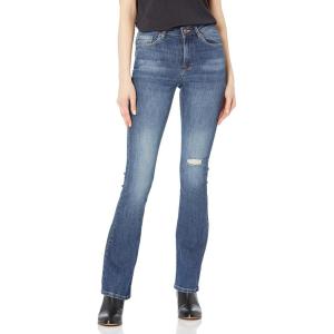 [BLANKNYC] Women’s Luxury Clothing High Rise Mini Boot Cut Five Pocket Jeans, Stylish & Trendy Pants(No Drama)