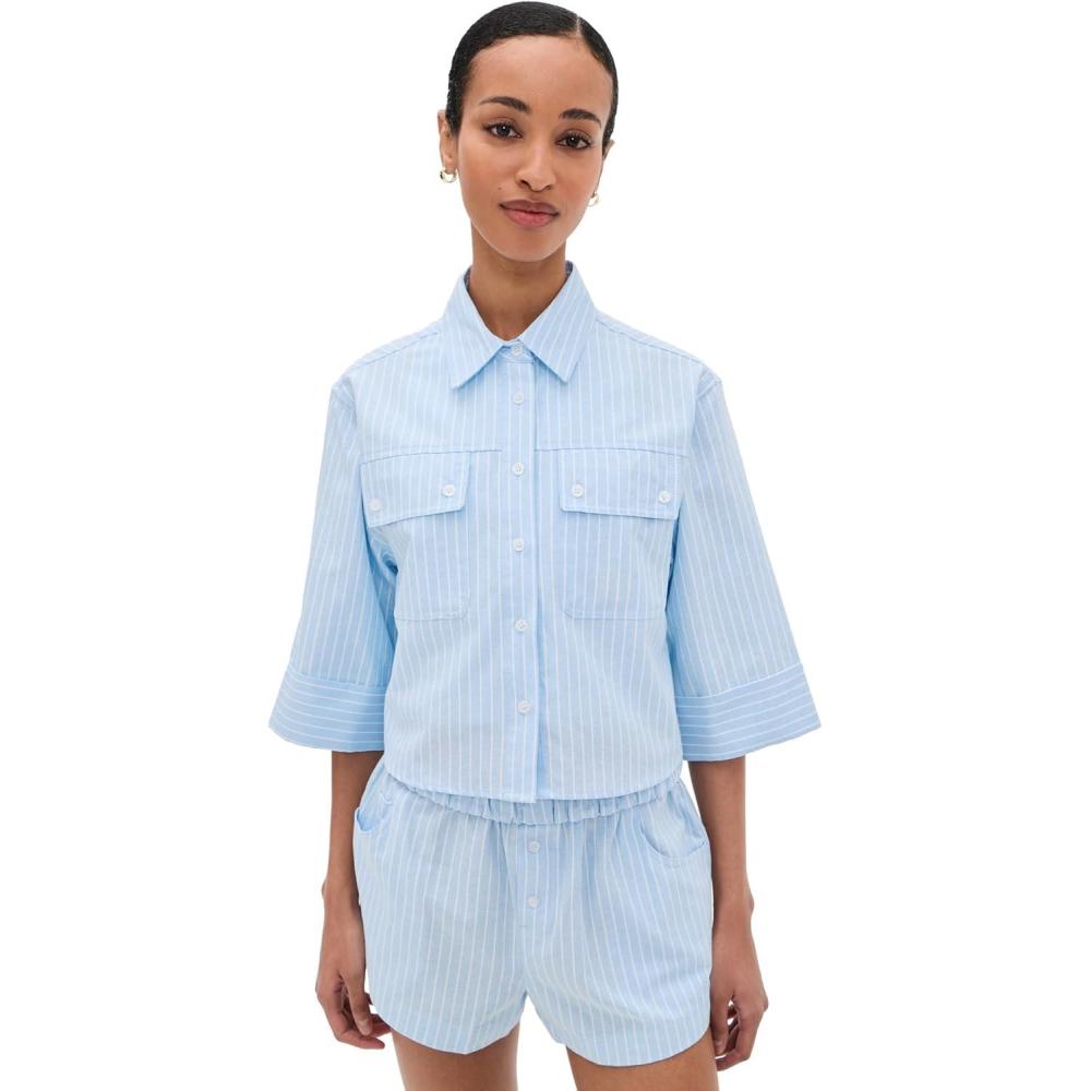 image:imageBLANKNYC Womens Sky Dive ShirtSky DiveBlue