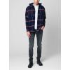 [BLANKNYC] Men’s Mens Flannel Shirt with Hood, Comfortable & Casual Coat(Sound the Alarm)