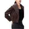 [BLANKNYC] Women’s Faux Fur Cropped Jacket(Full Steam)