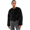 [BLANKNYC] Women’s Cash Flow Faux Fur Jacket(Black)