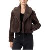 [BLANKNYC] Women’s Faux Fur Cropped Jacket(Full Steam)