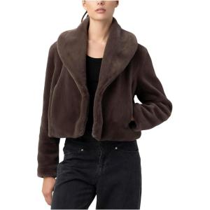 [BLANKNYC] Women’s Faux Fur Cropped Jacket(Full Steam)