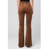 [BLANKNYC] Women’s Luxury Clothing Vegan Leather Wide Wale Corduroy Flare Pant(Fairweather Friend)