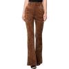 [BLANKNYC] Women’s Luxury Clothing Vegan Leather Wide Wale Corduroy Flare Pant(Fairweather Friend)