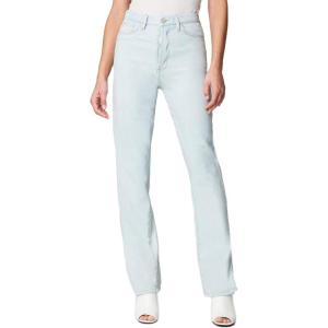 [BLANKNYC] Women’s High Rise Straight Leg Pant with Side Slit Finish, Comfortable Pants & Designer Clothing(Super Powers)