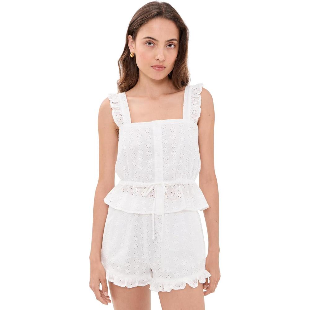 image:imageBLANKNYC Womens Daisy Daze TopWhite
