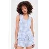 [BLANKNYC] Women’s Beach Picnic Top(Blue Combo)