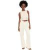 [BLANKNYC] Womens Talk Embroidered Top(Beige/Blue)