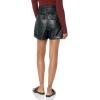 [BLANKNYC] Women’s Luxury Clothing Vegan Leather Self Tie Paperbag Short, Comfortable & Stylish(Hold Me)