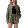 Blank NYC Desert Sage Faux Suede Jacket(Green)