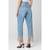 [BLANKNYC] Women’s Baxter High Rise Denim Pant with Rhinestone Fringe(Heart and Soul)