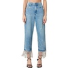[BLANKNYC] Women’s Baxter High Rise Denim Pant with Rhinestone Fringe(Heart and Soul)