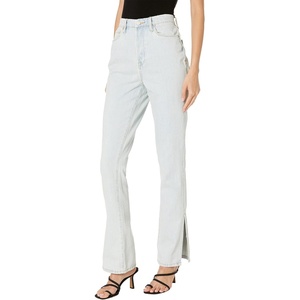 Blank NYC The Cooper Straight Leg Denim Jeans in Star Bursts(Super Powers)