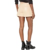 [BLANKNYC] Women’s Luxury Clothing Vegan Leather Hi Rise Pleat Detail Short with Drawcord Waist Detail, Comfortable & Stylish(Deep Energy)