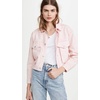 [BLANKNYC] womens Luxury Clothing Denim Trucker Jacket(Tutti Fruitti)
