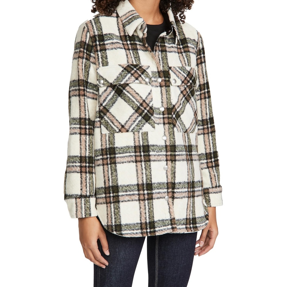 image:imageBLANKNYC Blank NYC Oversized Flannel Shirt JacketOutsider