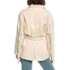 [BLANKNYC] Women’s Jacket With Fringe Detail(Ivory)