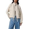 Blank NYC Vanilla Ice Floral Quilted Jacket(Beige)
