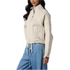 Blank NYC Vanilla Ice Floral Quilted Jacket(Beige)
