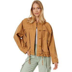 Blank NYC Linen Utility Jacket in Great Catch(A Game)