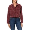 [BLANKNYC] Women’s Fomo Fuel Leopard Denim Cropped Jacket(Fomo Fuel)