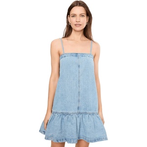 Blank NYC Weekend Vlog Denim Dress(Blue)